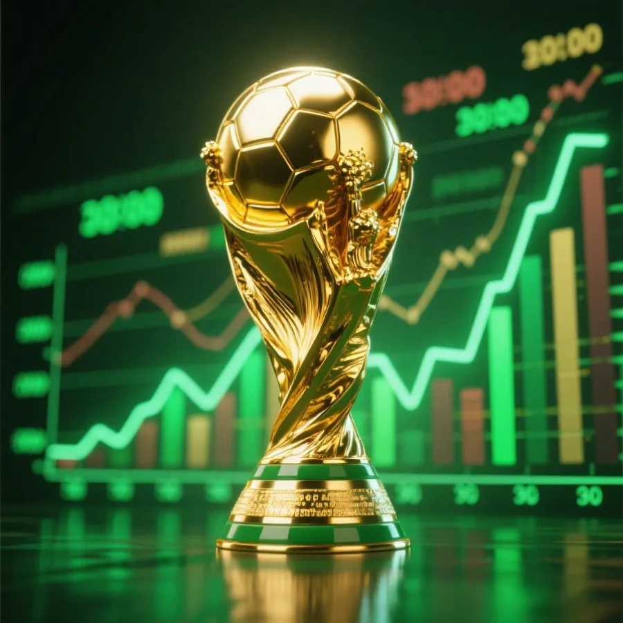 世界杯夺冠赔率视觉图